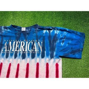 Vintage National Museum Of American History Washington Tie Dye Men's Tee XL